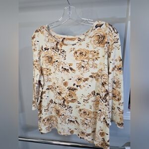 Floral Print Women's Top